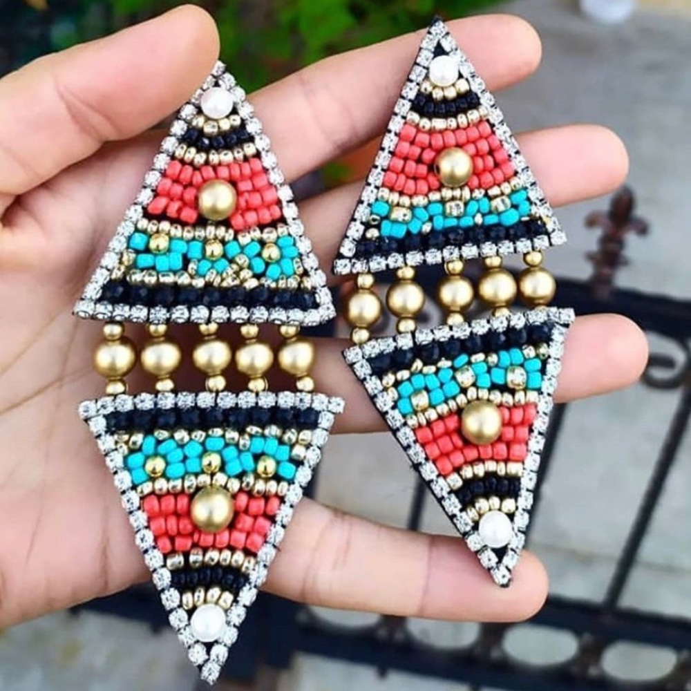 Hand Made Beautiful Colorful Earings